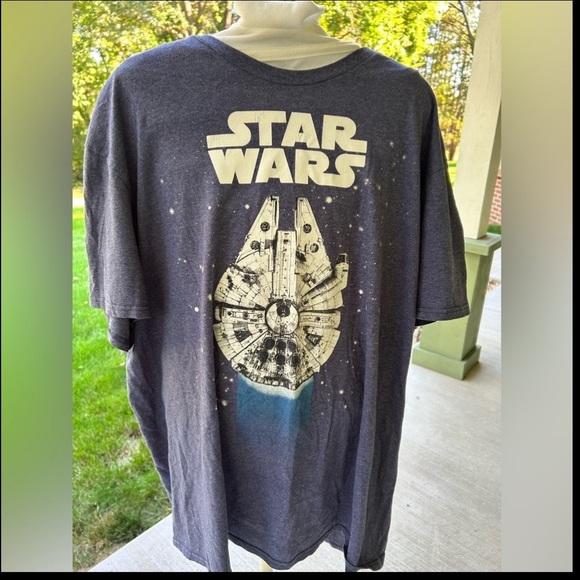 ❤️Star Wars Millennium Falcon Men's T-Shirt - Dark Gray - Picture 5 of 5